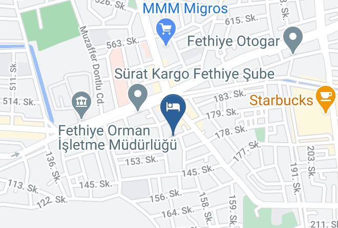 Fethiye - Iksirci Baba Hotel Maps