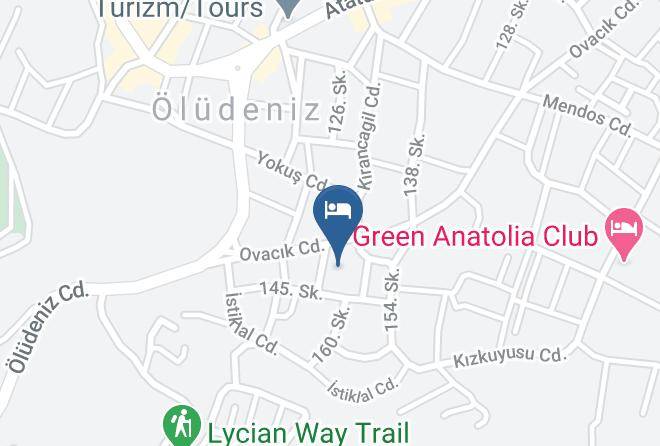 Fethiye - Iksirci Baba Otel Maps