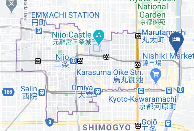 Kyoto City Nakagyo Ward - Ikumatsu Maps