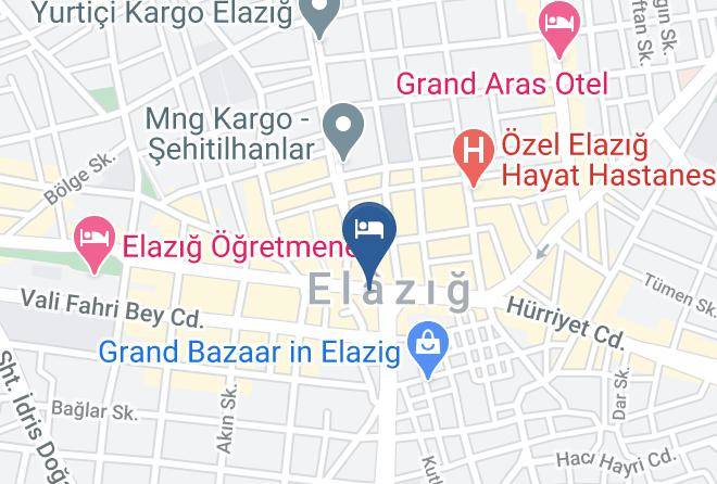 Elazig Ilbey Hotel Map