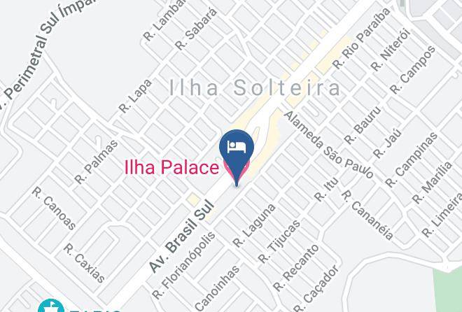 Ilha Solteira - Ilha Palace Hotel Maps