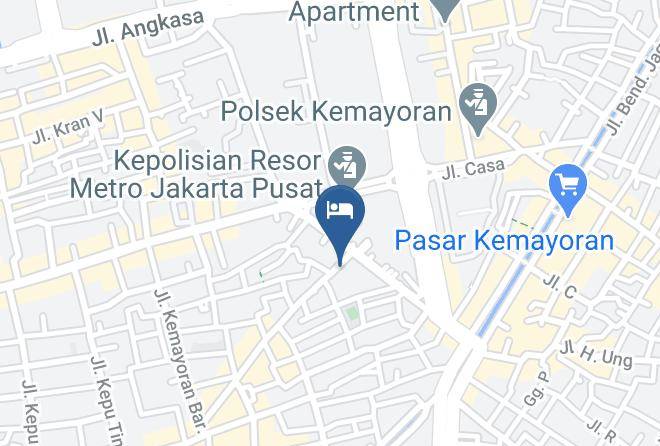 Central Jakarta - Ilham Dua Hotel Maps