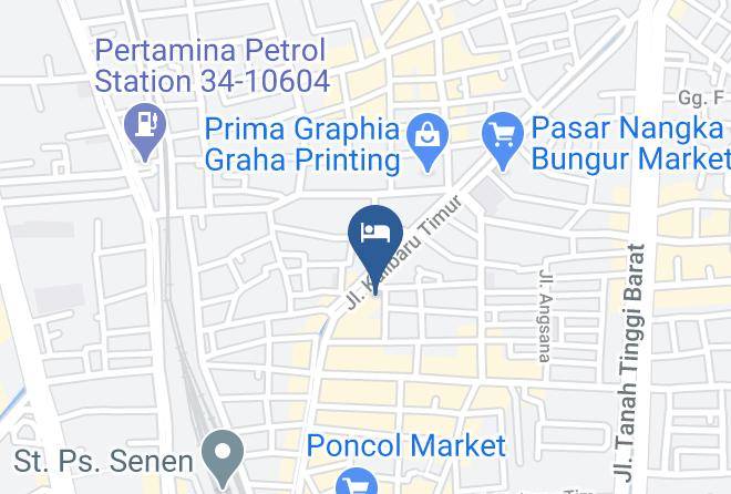 Central Jakarta - Ilham Hotel Maps