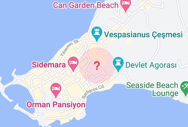 Manavgat - Ilham Otel Maps