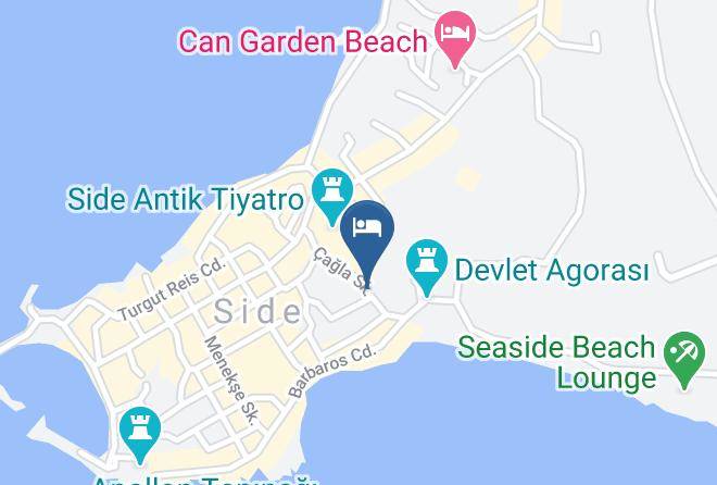 Manavgat - Lemon Boutique Otel Side Maps