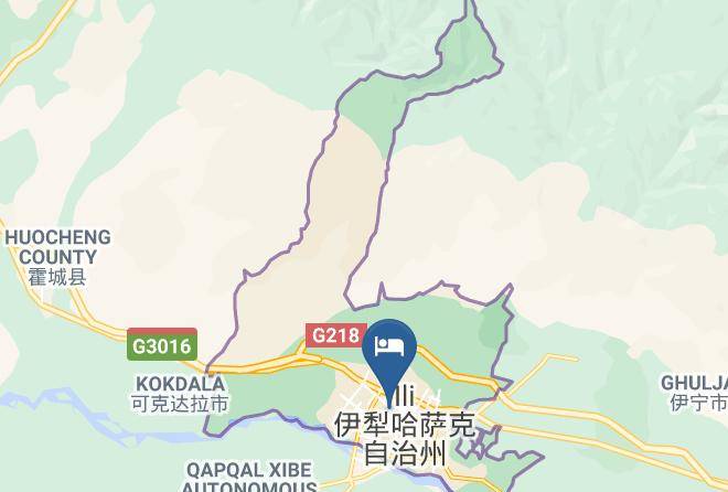 Ili Kazak Aut Prefecture - Ili Huacheng Hotel Maps