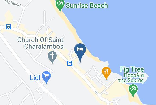 Cyprus - Iliada Beach Hotel Maps