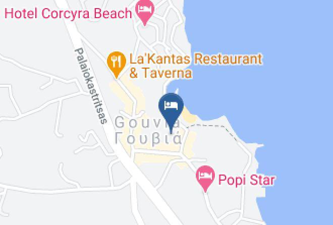 Kerkira - Iliada Beach Hotel Maps