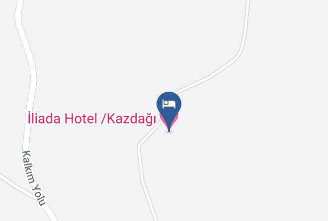 Yenice - Iliada Hotel Kazdagi Maps