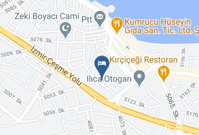 Cesme - Ilica Termal Otel Maps