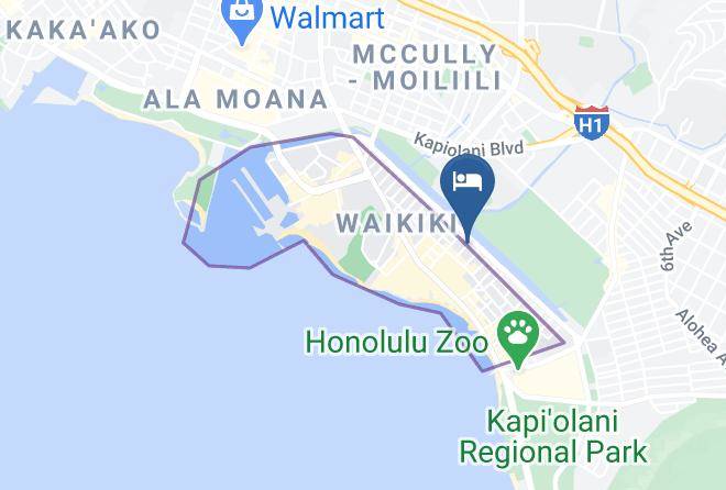 Honolulu - Ilima Hotel Maps