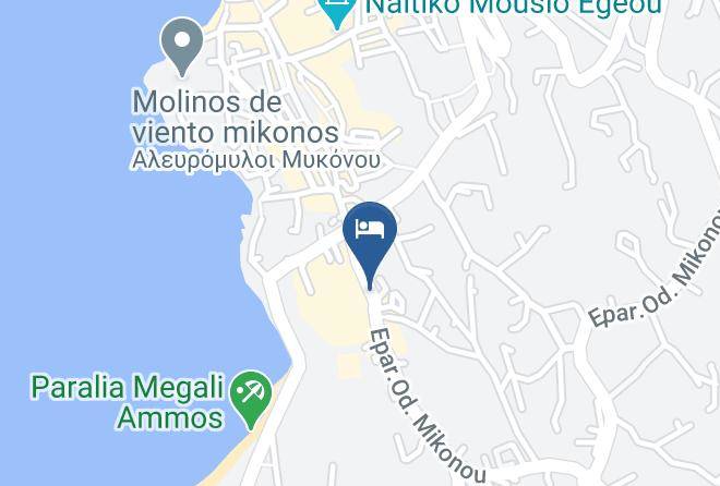 Mykonos - Ilio Maris Hotel Maps