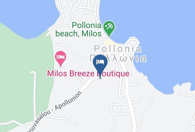 Iliopoulou Studios Karte - Southern Aegean - Milos