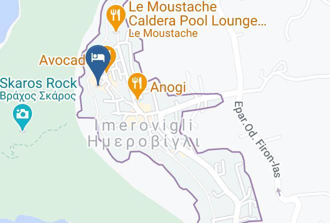 Thira - Iliovasilema Hotel & Suites Maps