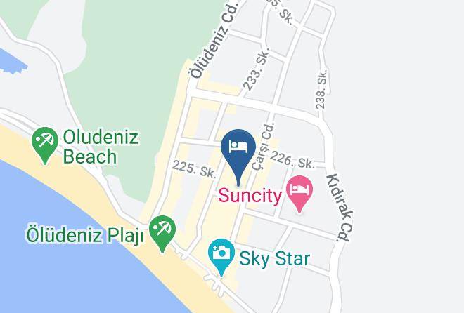 Fethiye - Ilkiz Hotel Oludeniz Maps