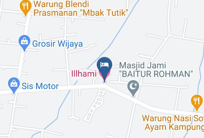 Blitar Regency - Illhami Hotel Maps