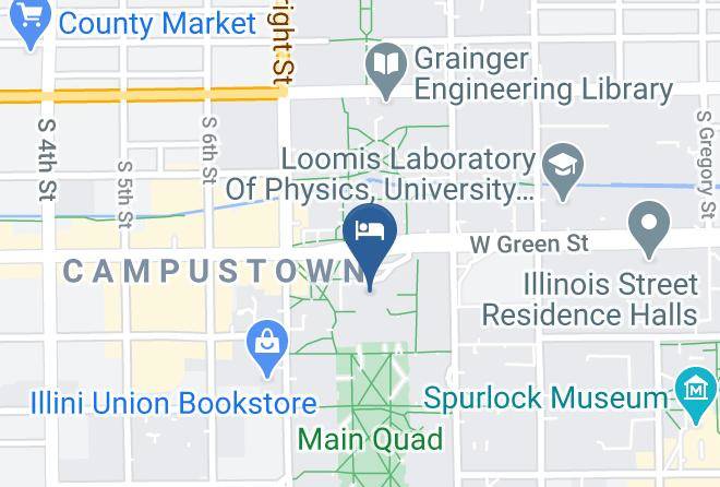 Champaign - Illini Union Hotel Maps