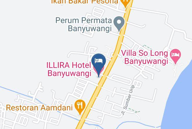 Banyuwangi - Illira Hotel Banyuwangi Maps