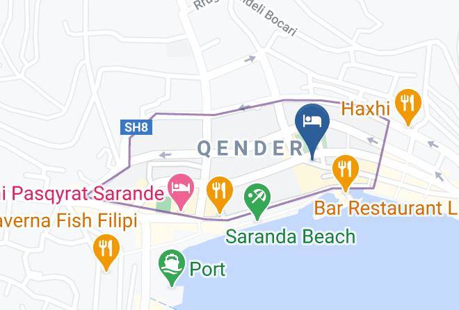 Saranda - Illyrian Boutique Hotel Maps