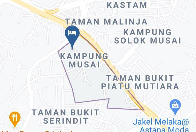 Melaka Tengah - Ilman Homestay Maps