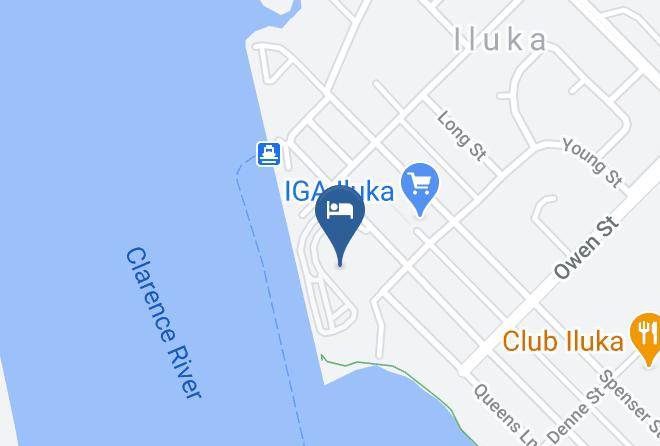 Clarence Valley - Iluka Riverside Tourist Park Maps