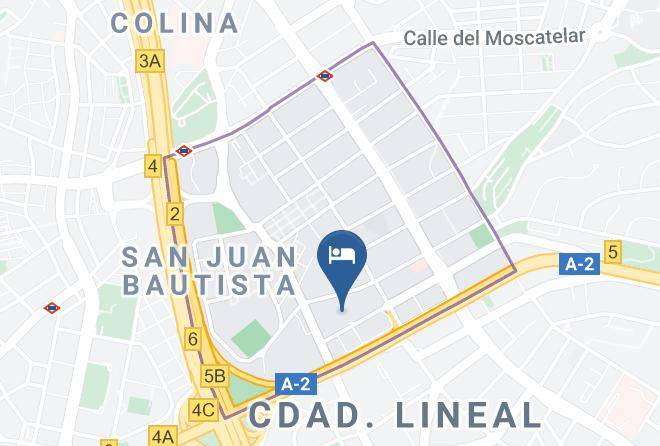 Madrid - Ilunion Atrium Maps