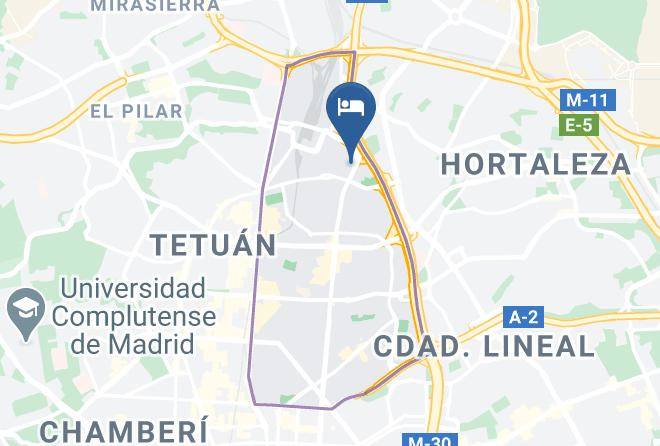 Madrid - Ilunion Pio Xii Maps