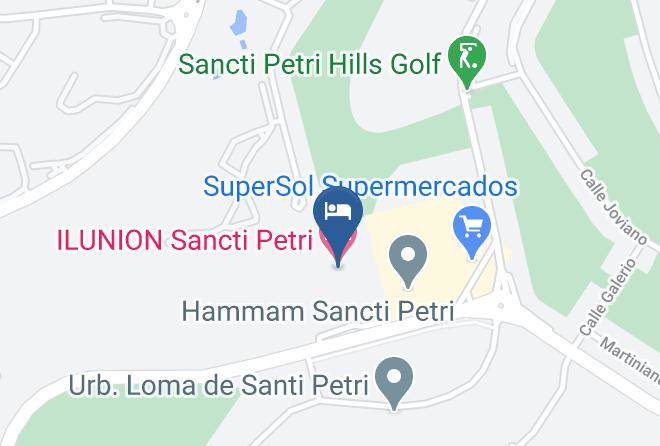 Ilunion Sancti Petri Map