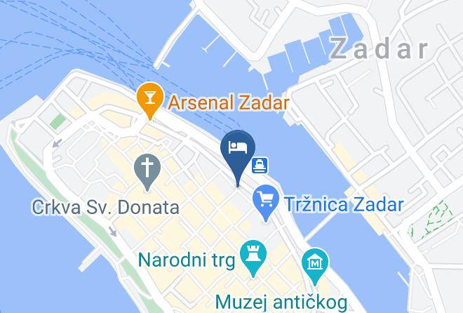 Zadar - Sime Komerc Maps