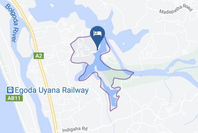 Colombo - Imma Lake Resort Maps