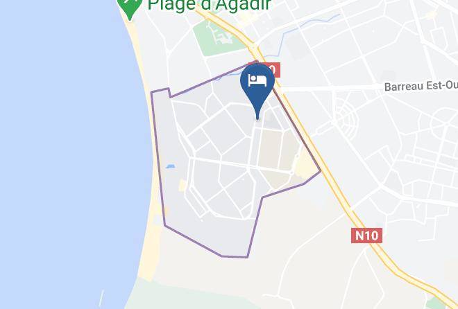 Agadir - Immeuble Khalij Nakhil Maps