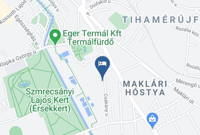 Eger - Imola Hotel Platan Maps
