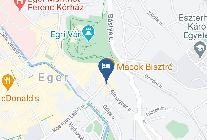 Eger - Imola Udvarhaz Kft Maps