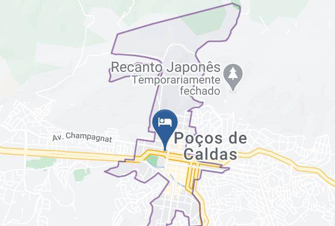 Pocos De Caldas - Imperador Hotel Maps
