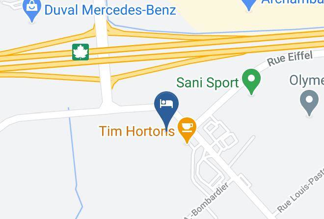 Imperia Hotel & Suites Boucherville Map