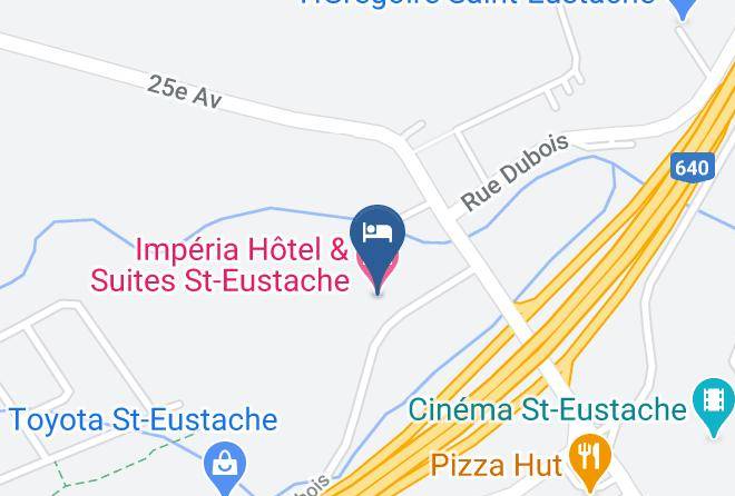 Deux Montagnes Regional County Municipality - Imperia Hotel & Suites St Eustache Maps