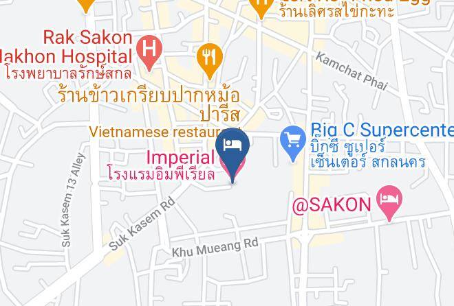 Amphoe Mueang Sakon Nakhon - Imperial Hotel Maps
