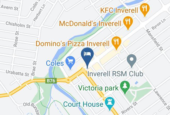 Inverell - Imperial Hotel Inverell Maps