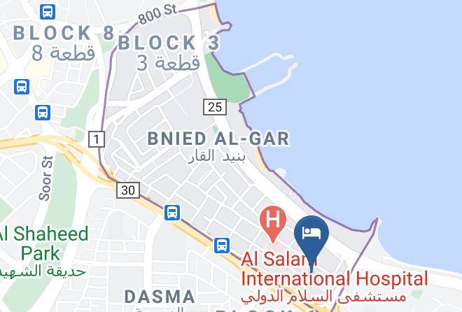 Kuwait City - Imperial Hotel Maps