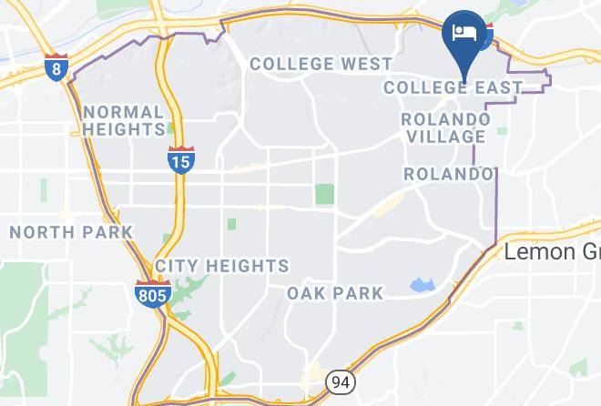 San Diego - Imperial Motel Maps