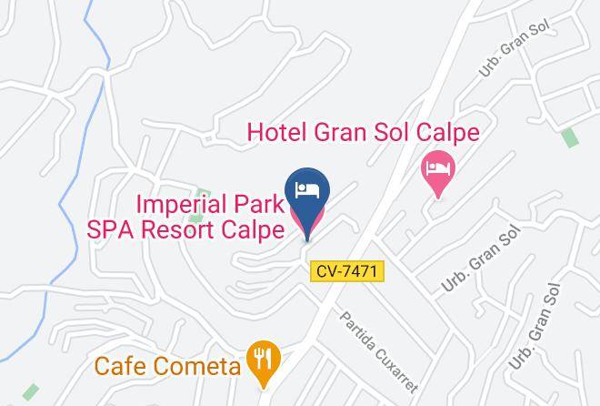 Alicante - Imperial Park Spa Resort Calpe Maps