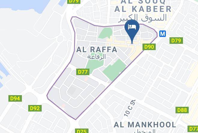 Dubai - Imperial Suites Hotel Maps