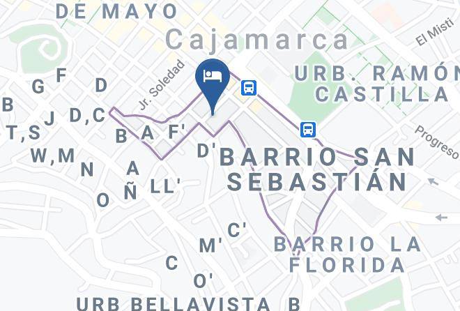 Cajamarca - Imperio Hotel Maps