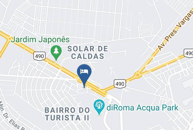 Caldas Novas - Piazza Diroma Maps