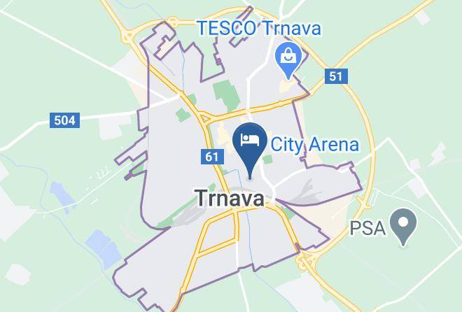 Trnava - Impiq Hotel Maps