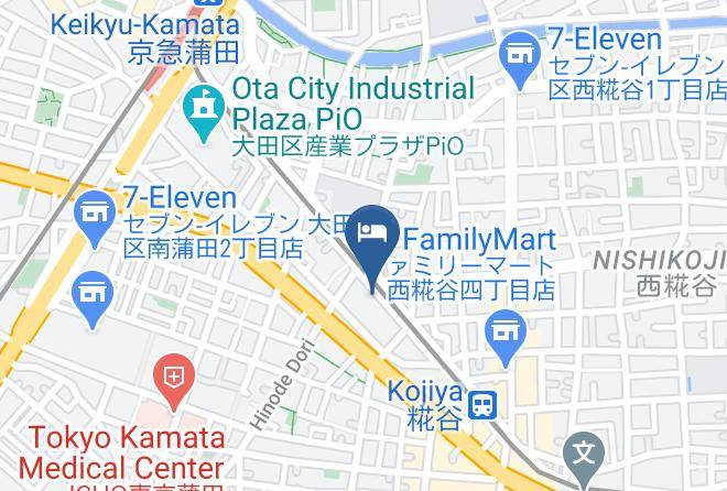 Ota Ward - Imprest Stay Tokyo Kamata Maps
