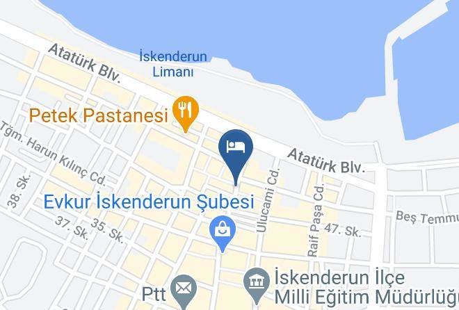 Iskenderun - Imrenay Hotel Maps