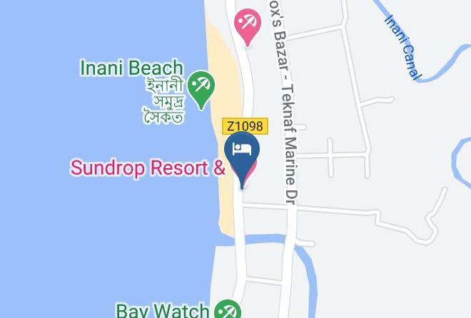 Chittagong - Inani Resort Maps