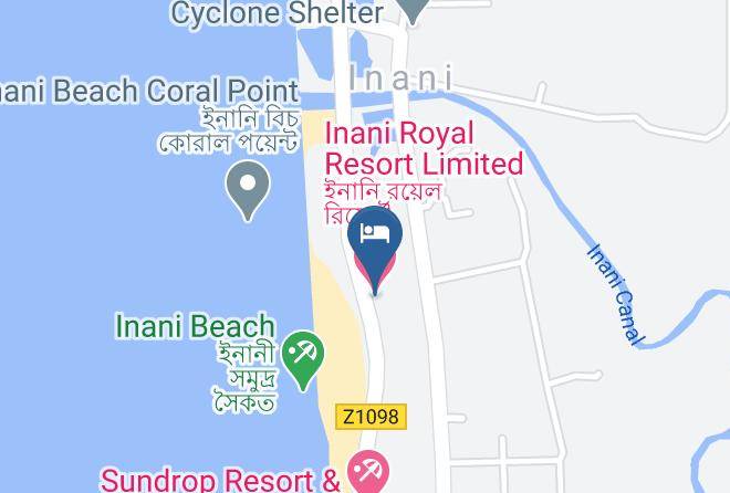 Inani Royal Resort Limited Map