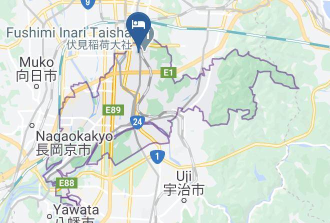 Kyoto City Fushimi Ward - Inari Ohan Maps